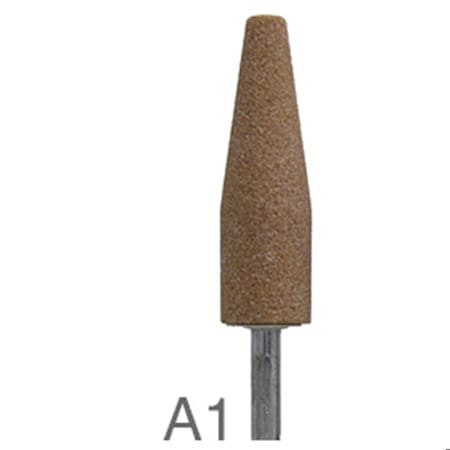 Flexovit HP WA60RV Mounted Point, A1 Point, 3/4 in Dia, 1/4 in Dia Shank M0001